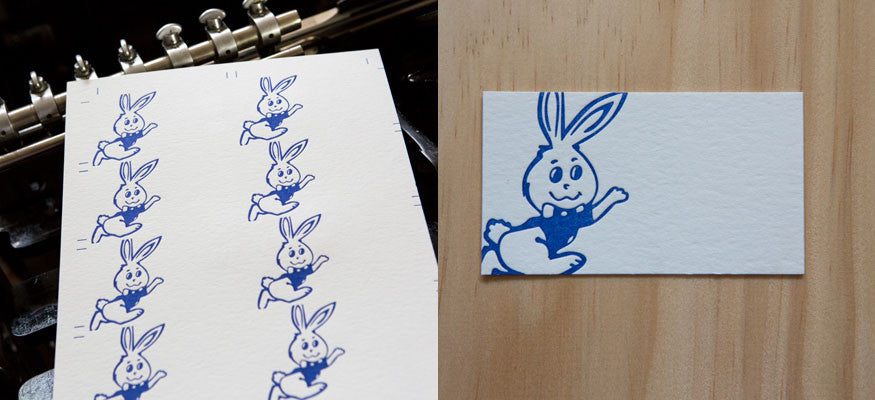 Percolator Letterpress Co. and Quik Print collaborate on business cards